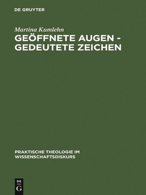 cover image of Geöffnete Augen--gedeutete Zeichen